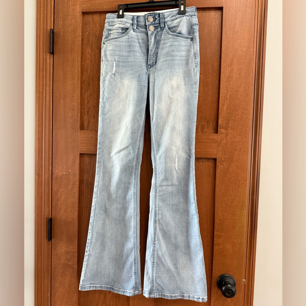 Mac and Me Skyrise Out There Flare with Double Button 0